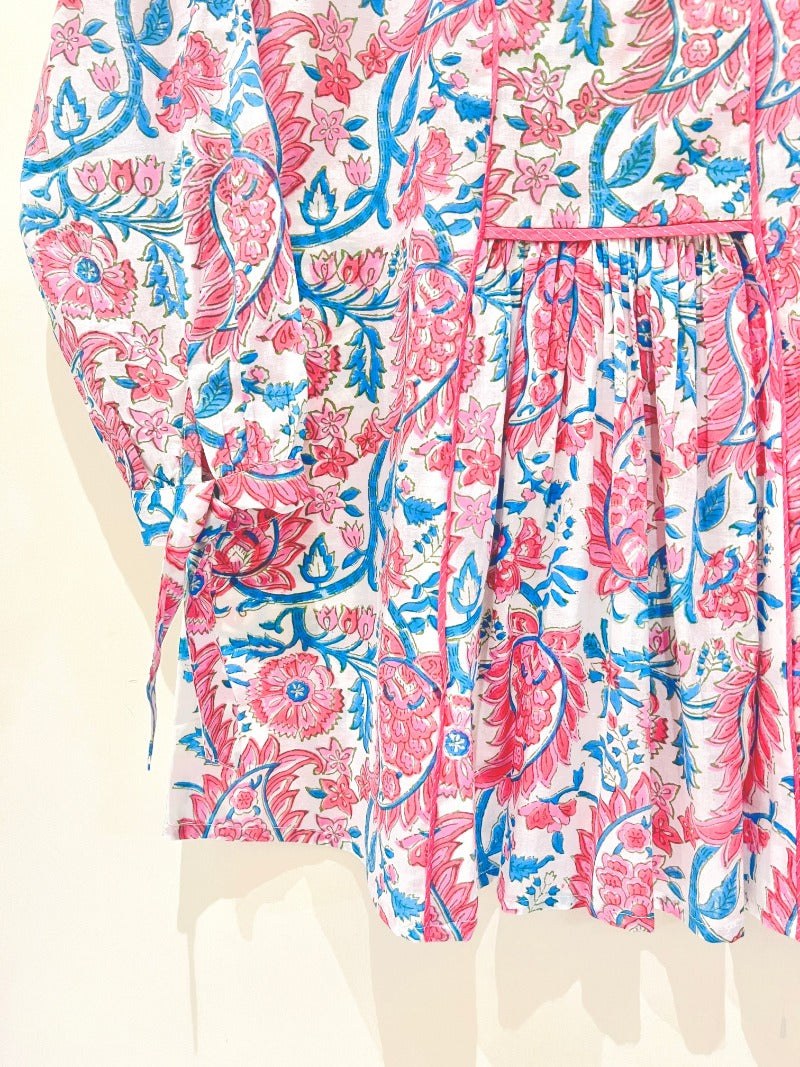 Block Printed Cotton Short Top