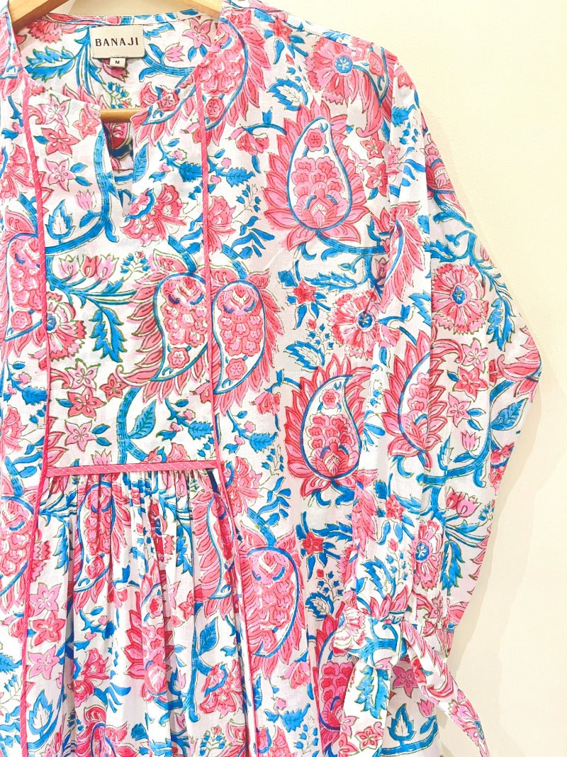 Block Printed Cotton Short Top