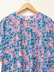 Coral Garden Breeze Block Printed Top