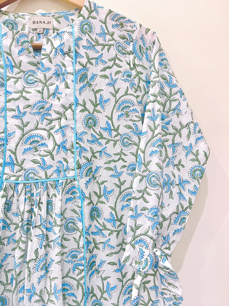 Block Printed Cotton Short Top
