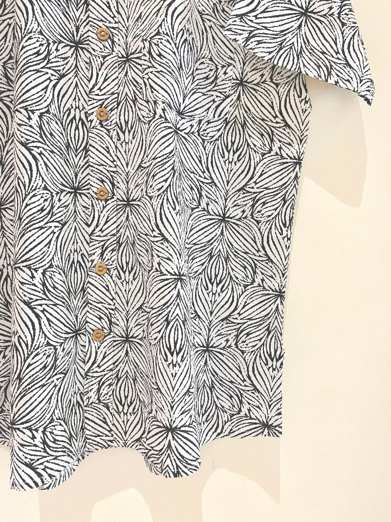 COTTON BLOCK PRINTED HALF SLEEVE SHIRT