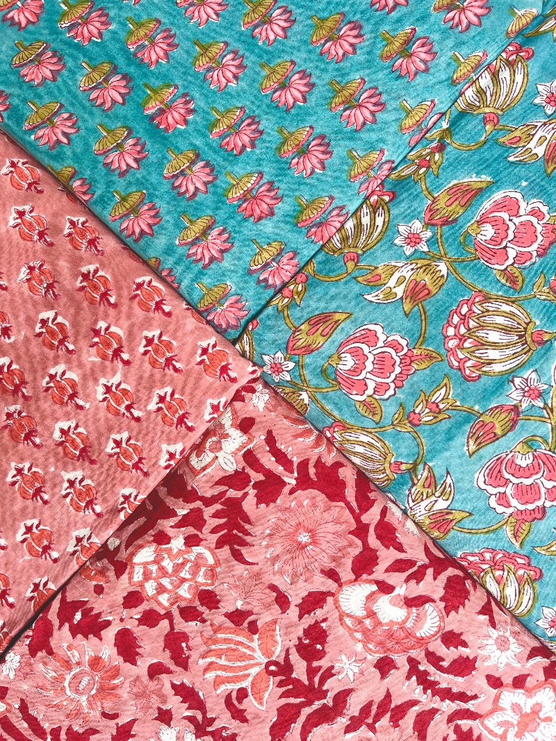 Cotton Block Printed Fabrics