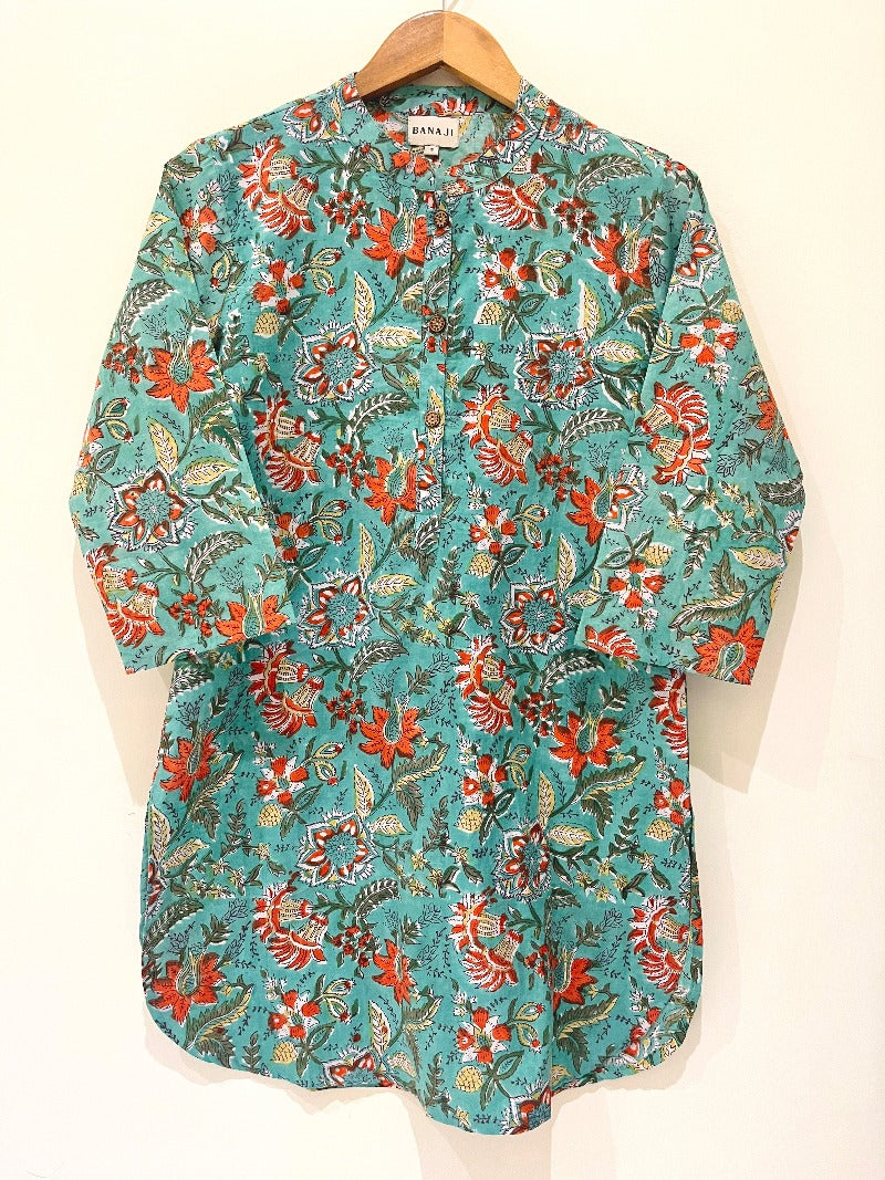 Block Printed Cotton Tunic