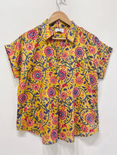 Mustard Bloom Cotton Top