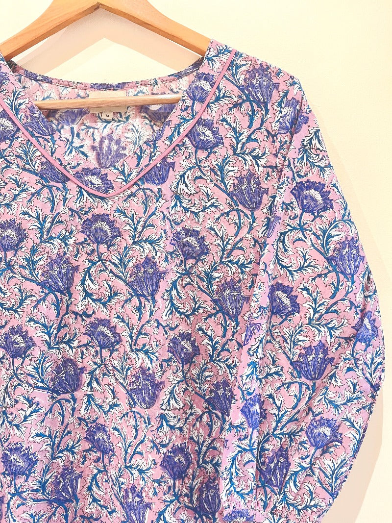 Block Printed Short Kurti