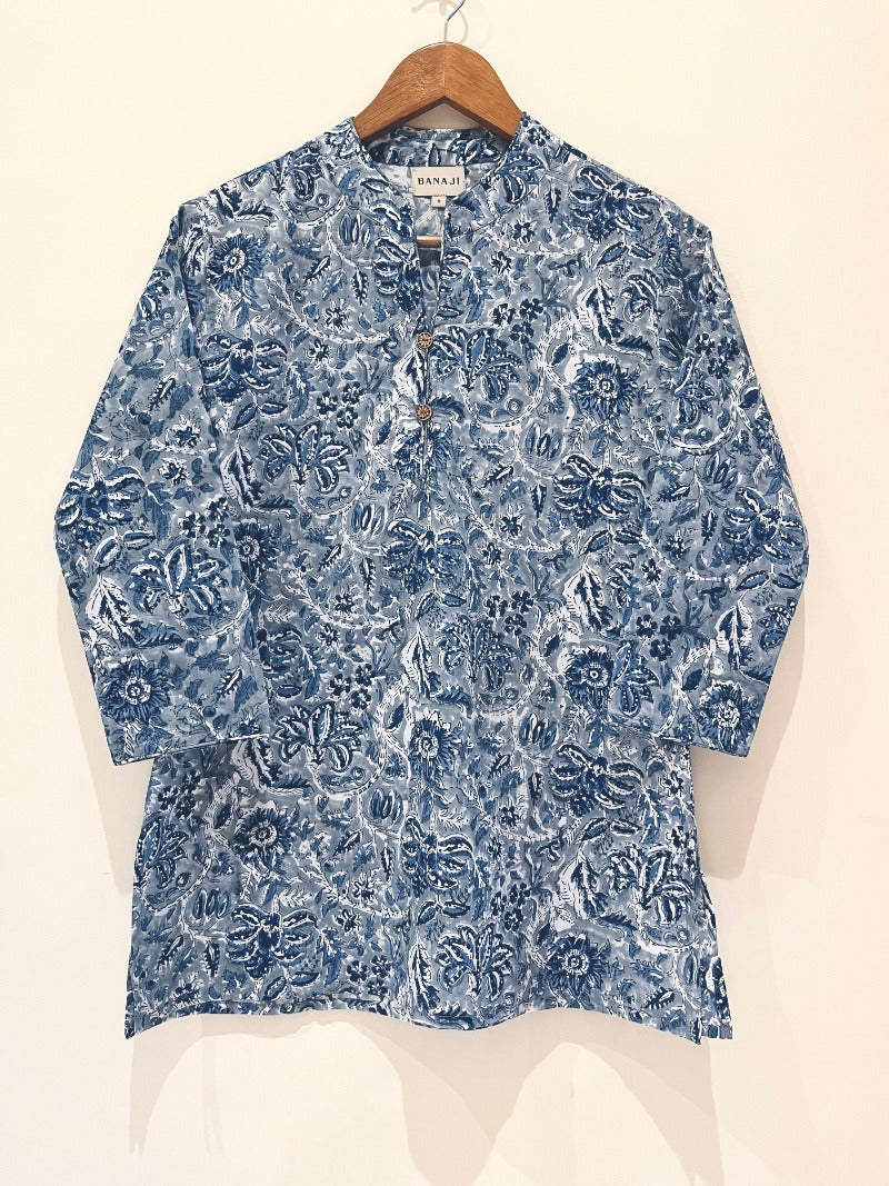 Block Printed Short Kurti