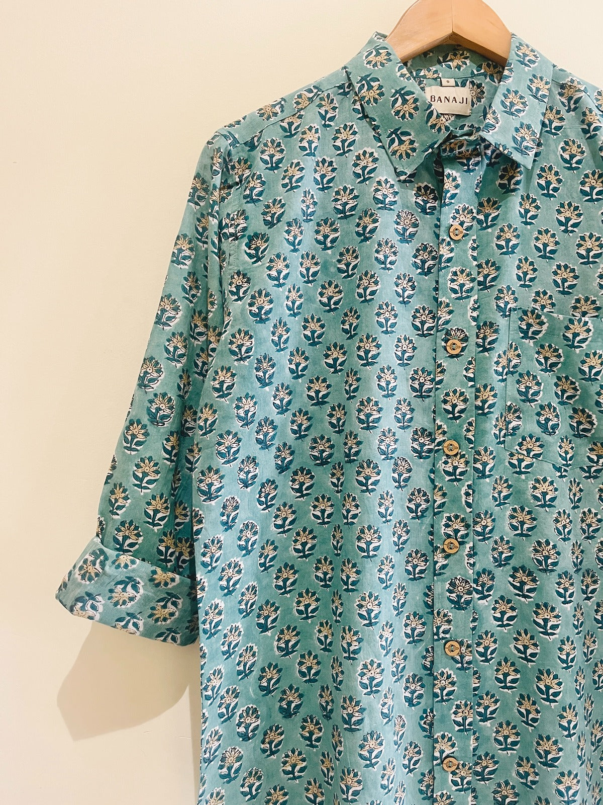 COTTON PRINTED FULL SLEEVE SHIRT