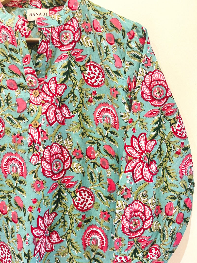 Block Printed Short Kurti