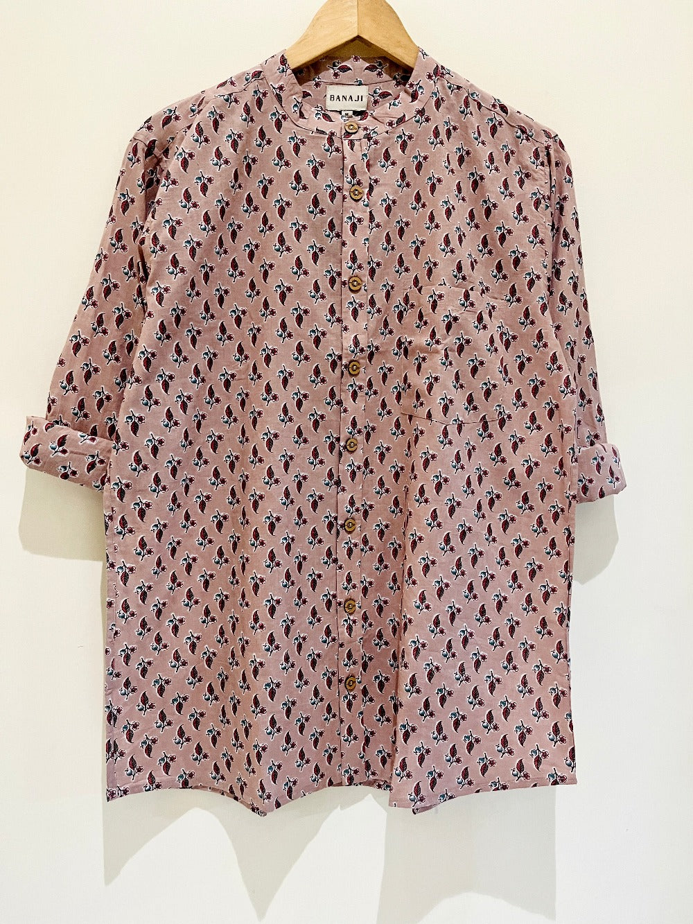 COTTON PRINTED FULL SLEEVE SHIRT