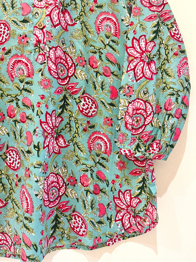 Block Printed Short Kurti