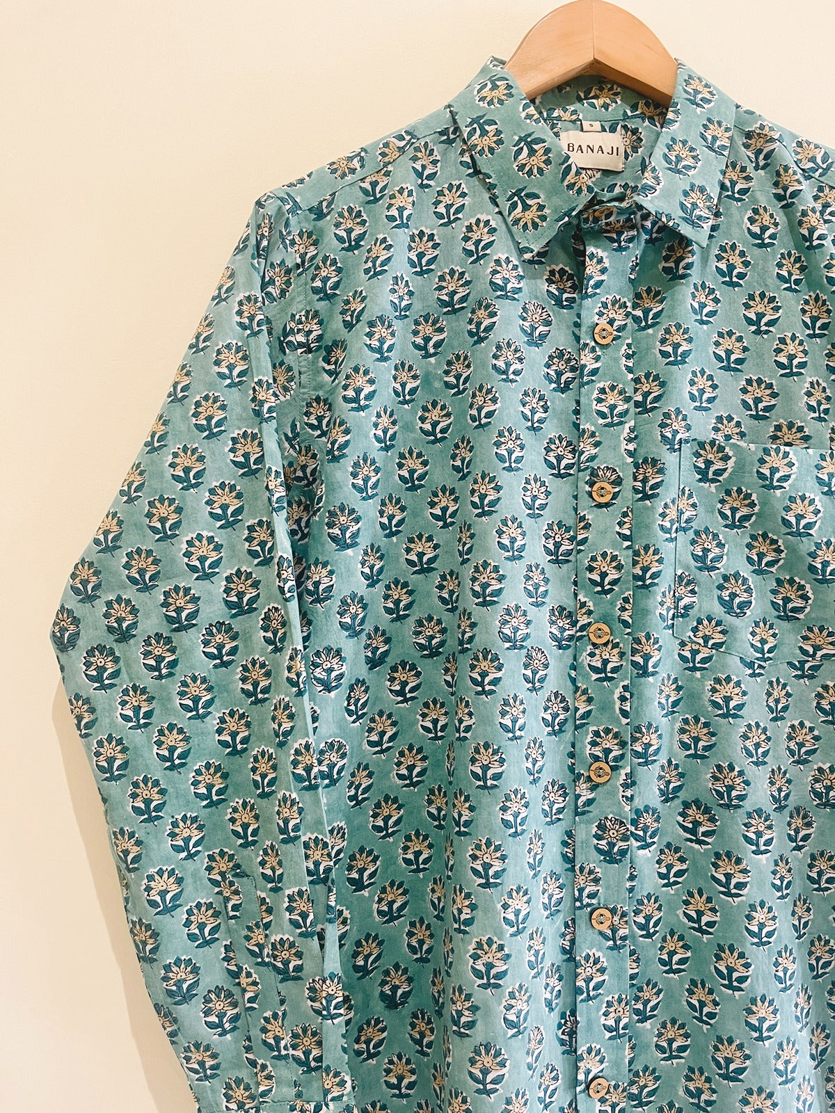 COTTON PRINTED FULL SLEEVE SHIRT