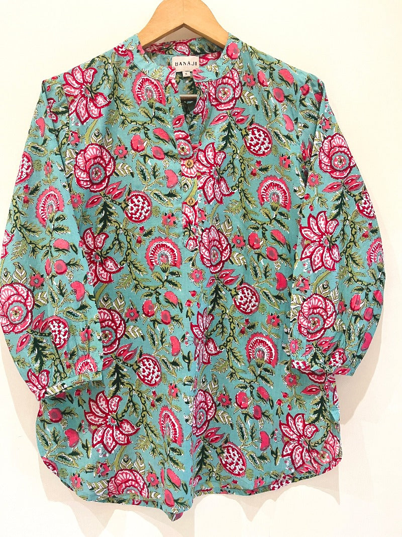 Block Printed Short Kurti