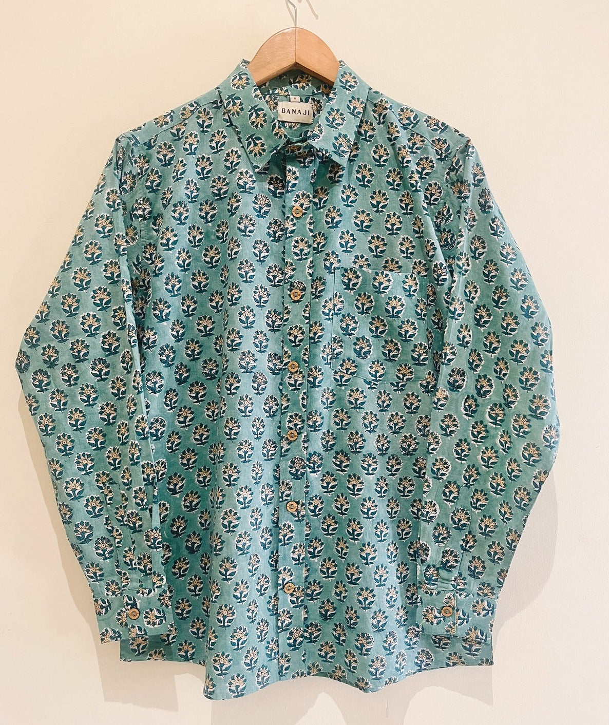 COTTON PRINTED FULL SLEEVE SHIRT