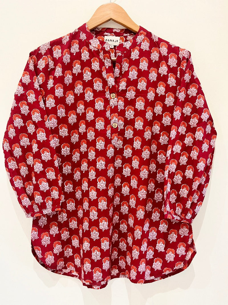 Block Printed Short Kurti