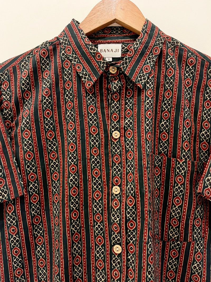 COTTON PRINTED HALF SLEEVE SHIRT