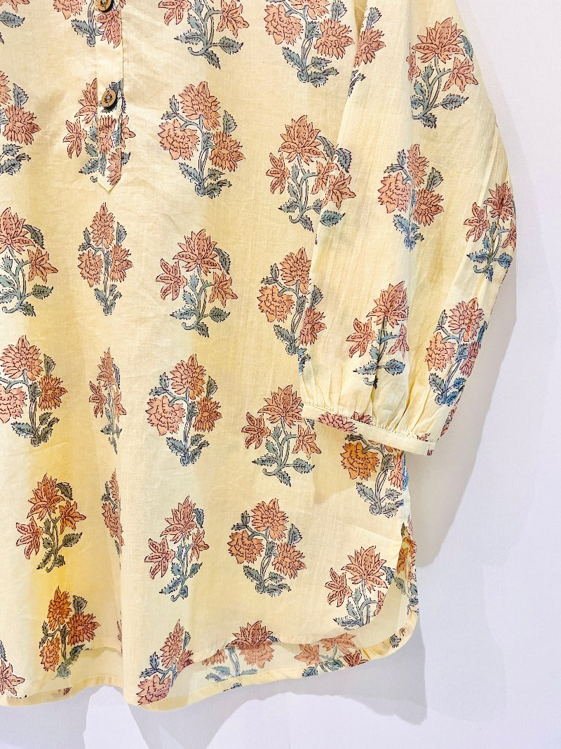 Block Printed Short Kurti