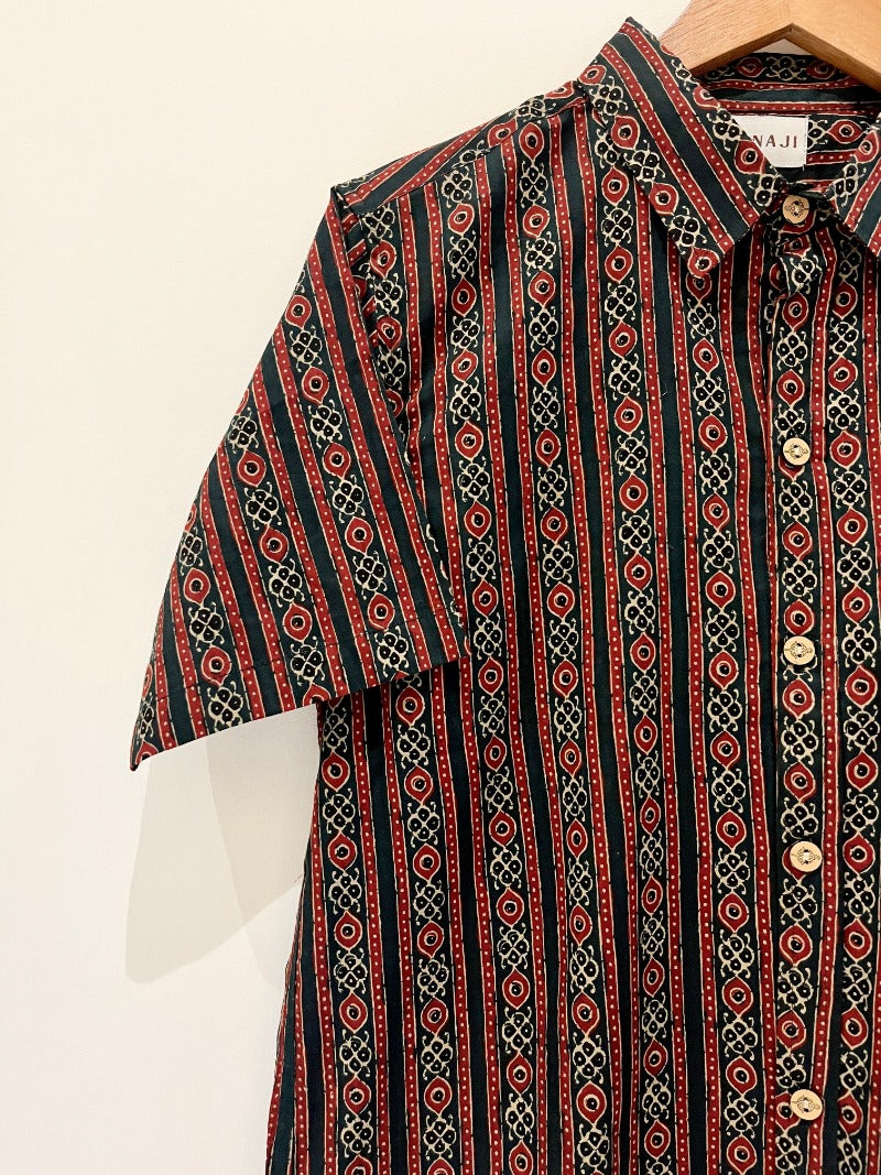 COTTON PRINTED HALF SLEEVE SHIRT