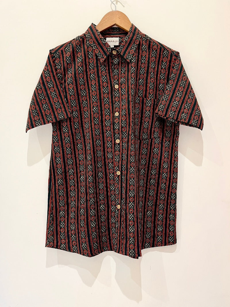 COTTON PRINTED HALF SLEEVE SHIRT