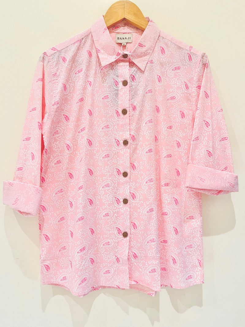 Peach Pasley Printed Co-Ord Set