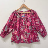 Crimson Printed Short Top