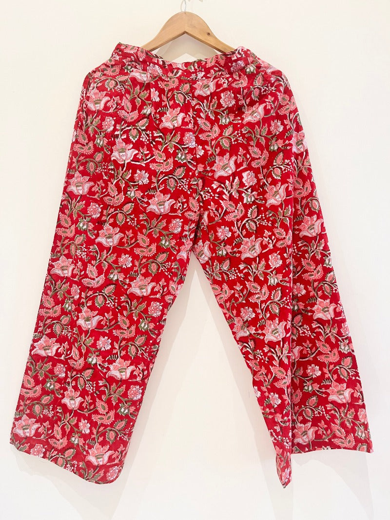 Royal Red Kurta Pant Co-Ord Set
