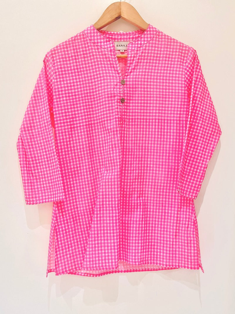 Block Printed Short Kurti