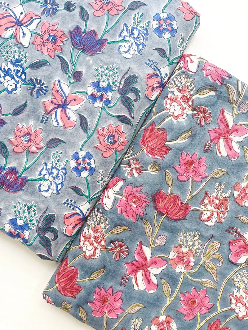 Cotton Block Printed Fabrics