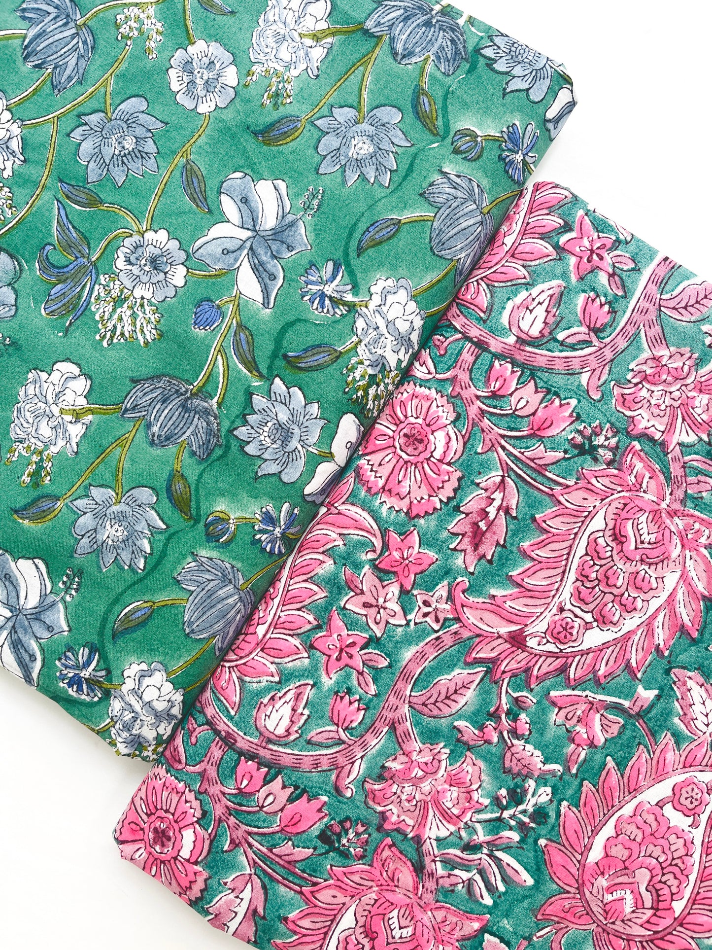 Cotton Block Printed Fabrics