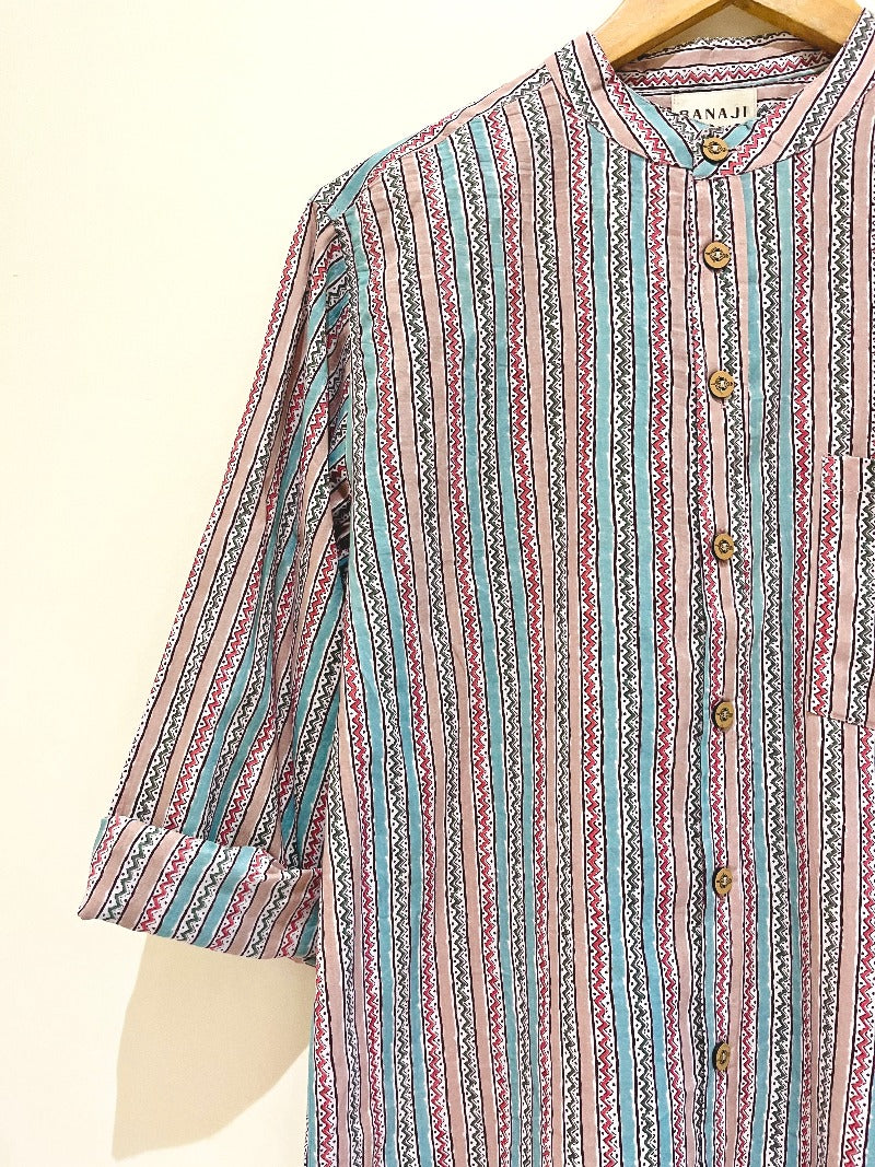COTTON PRINTED FULL SLEEVE SHIRT