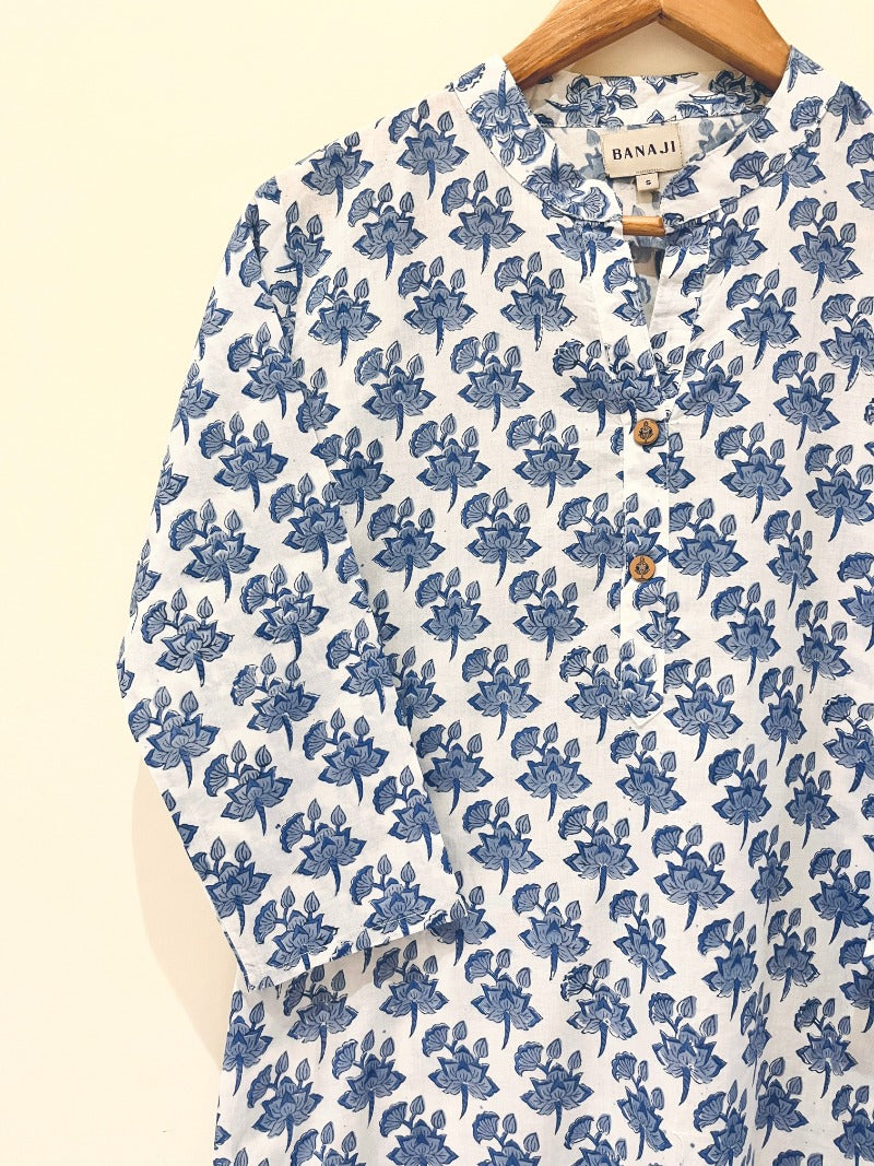 Blue Lotus Kurta Pant Co-Ord Set