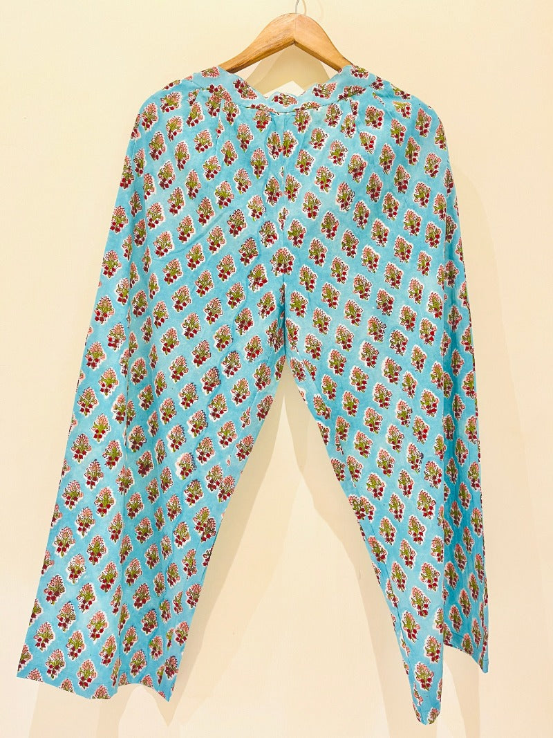 Green Buti Kurta Pant Co-Ord Set