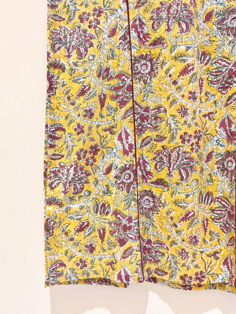 'Sunshine' Block Printed Kurta