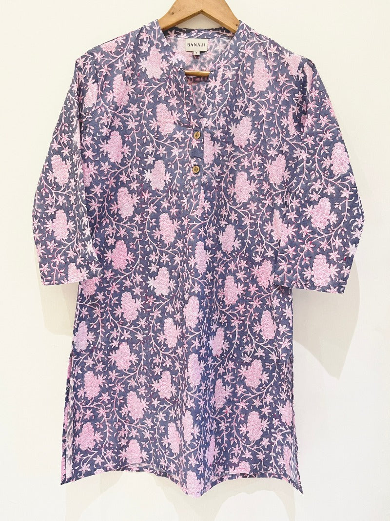 Pink Grapes Kurta Pant Co-Ord Set