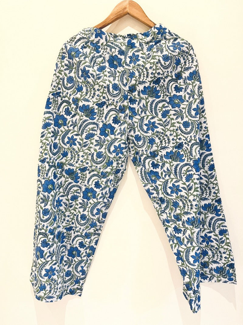 Blue Chintz Kurta Pant Co-Ord Set