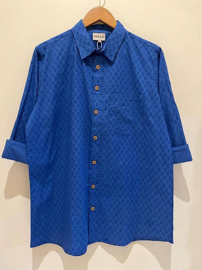 COTTON PRINTED FULL SLEEVE SHIRT