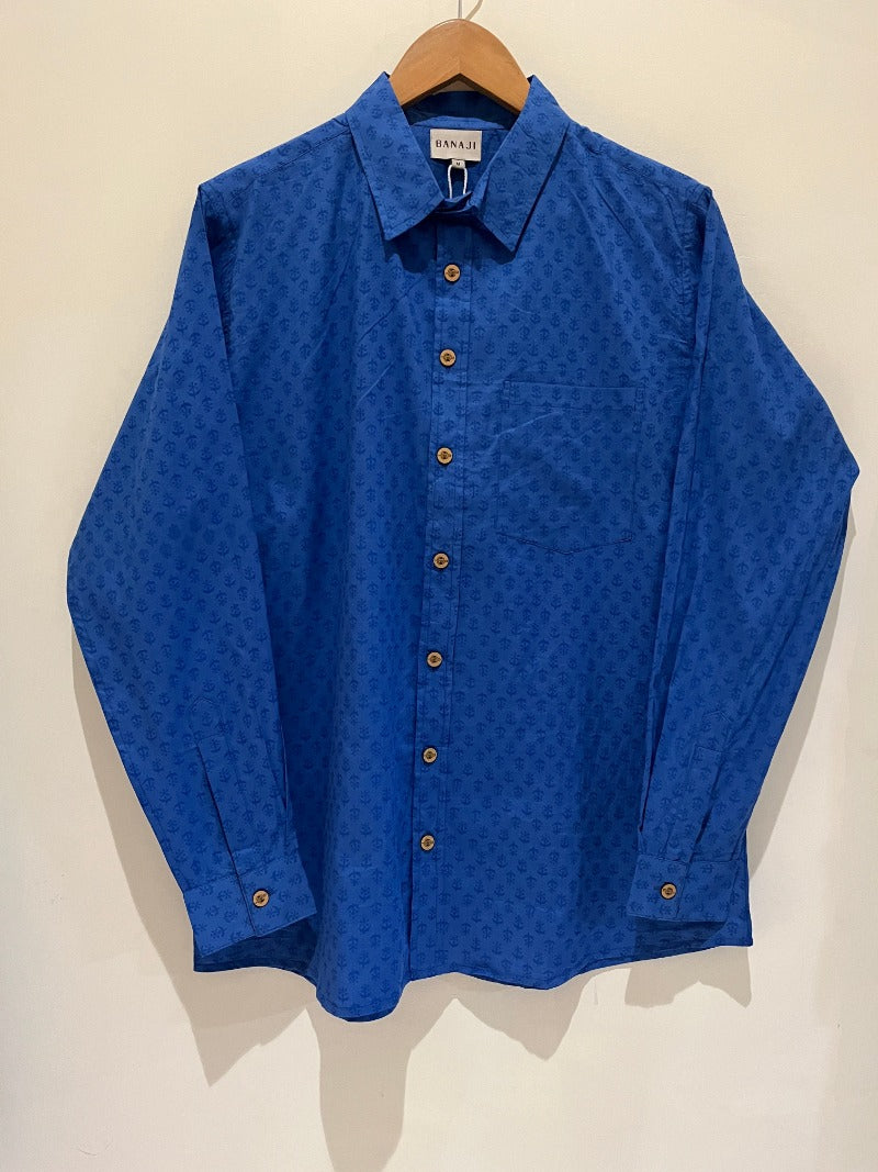 COTTON PRINTED FULL SLEEVE SHIRT