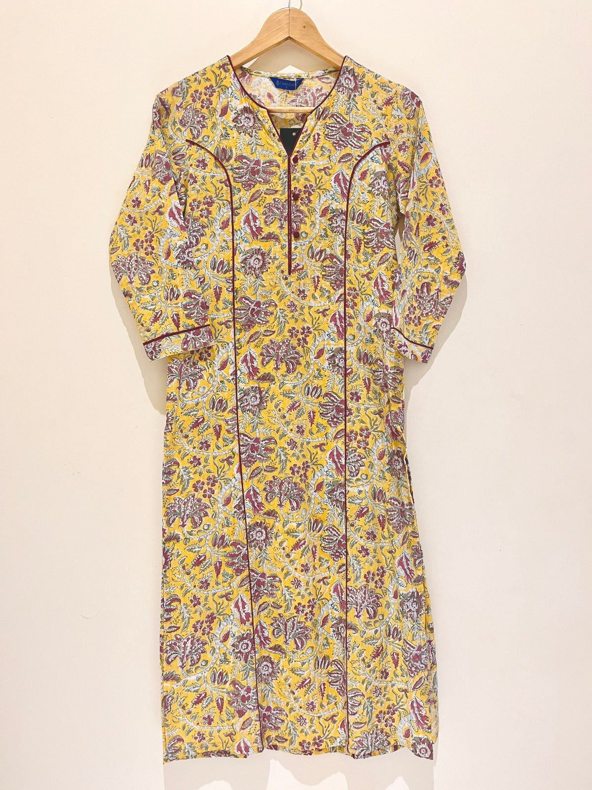 'Sunshine' Block Printed Kurta