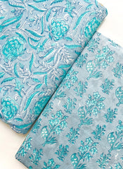 Cotton Block Printed Fabrics