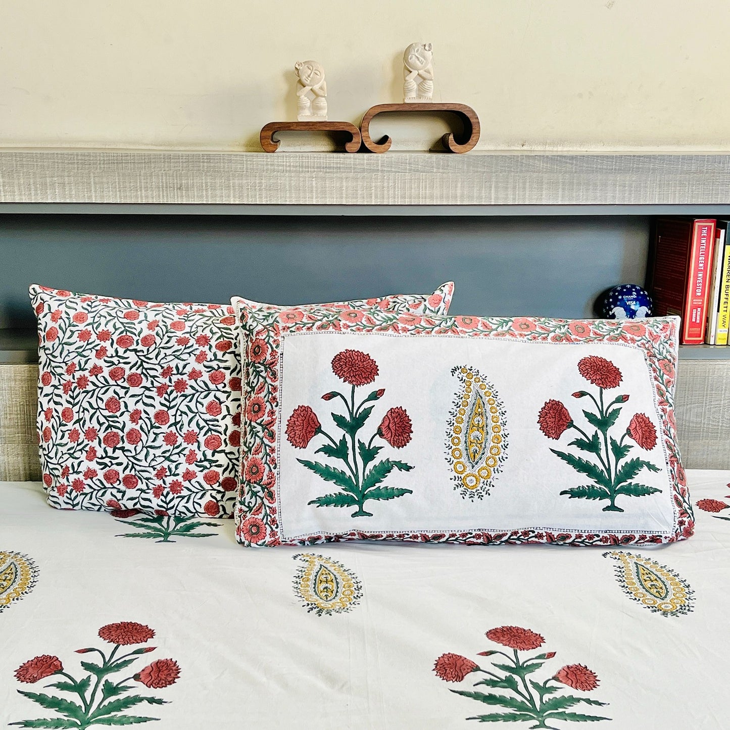 Wild Poppy Bed Sheet with Pillow Covers