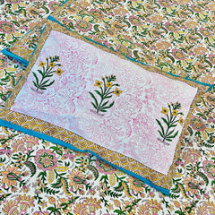 Blooming Bed Sheet with Pillow Covers