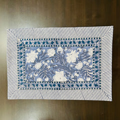 Grey Flower Napkins & Placemats