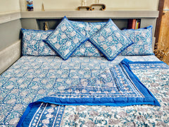 Coastal Blue Jaipuri Razai