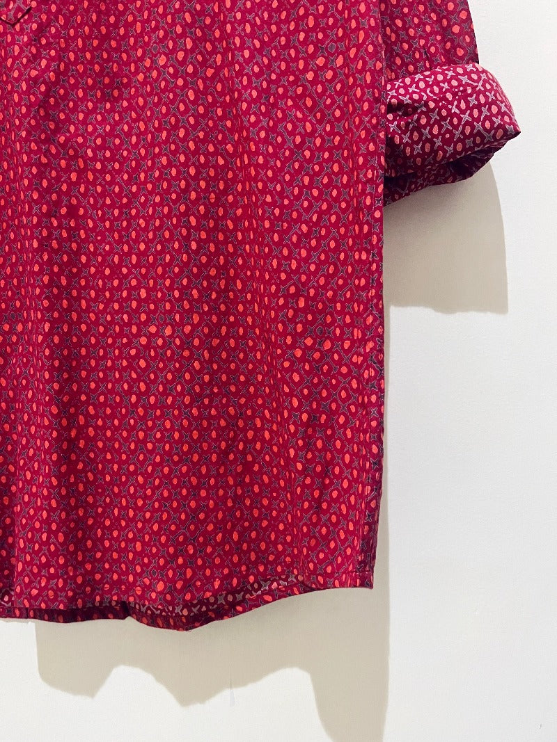 COTTON PRINTED FULL SLEEVE KURTA