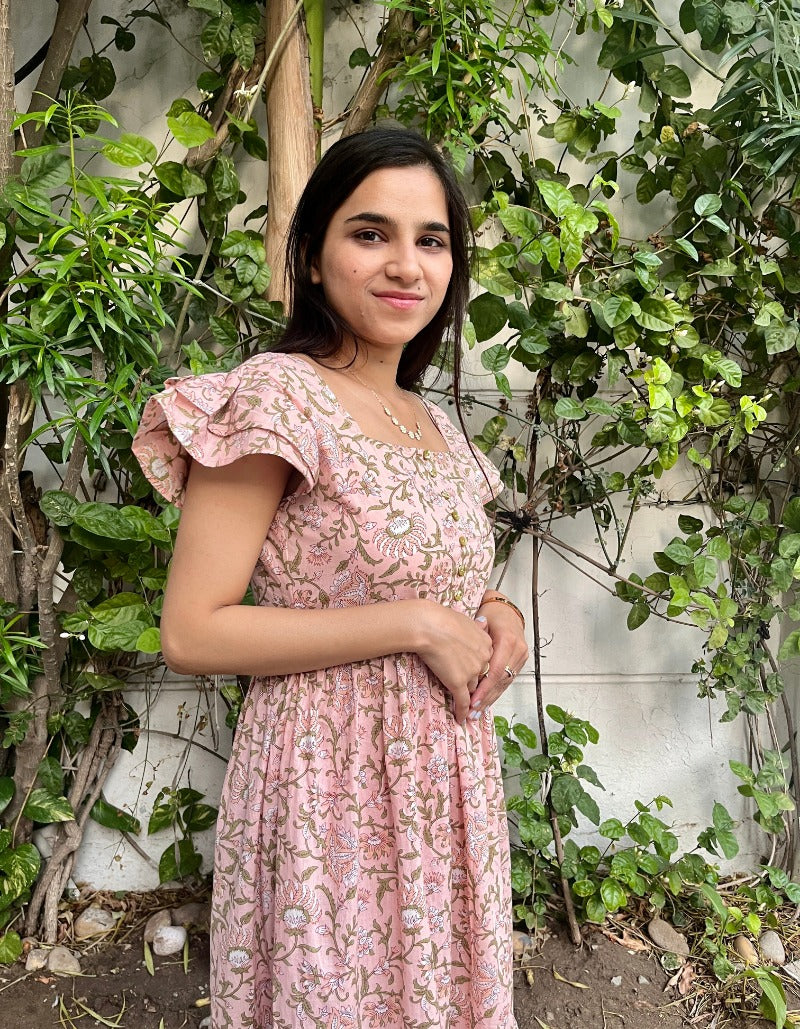Block Printed Dress