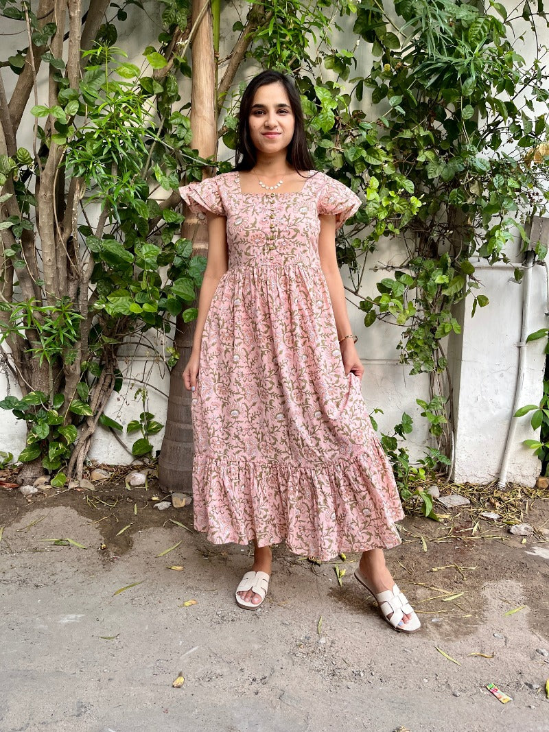 Block Printed Dress