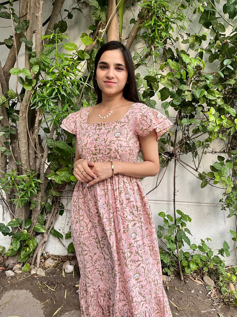 Block Printed Dress