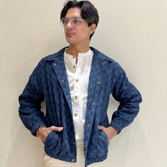 Kala Cotton Natural Indigo Jacket