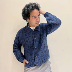 Kala Cotton Natural Indigo Jacket