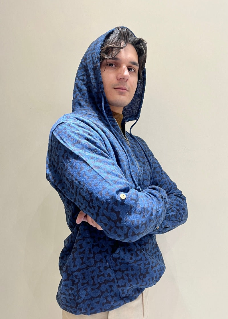 Kala Cotton Natural Indigo Hoodie