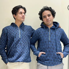 Kala Cotton Natural Indigo Hoodie